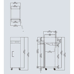 Armoire Réfrigérée Positive 410 L - Inox - Atosa