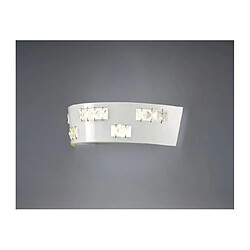 Luminaire Center Applique murale Phoenix 6 X 0.5W LED 3600K blanc/cristal Coloris : blanc brillant, arylique blanc Coloris de l'abat jour : blanc/transparent/givré Largeur en Cm : 28 Hauteur en Cm : 7 Profondeur en Cm : 9.3 Poids en Kilos