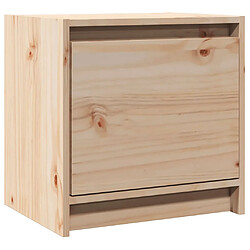 vidaXL Table de chevet 40x30,5x40 cm bois de pin massif