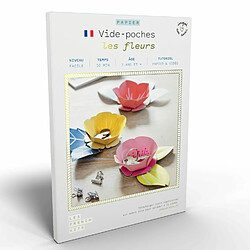 Youdoit Coffret DIY papier - 3 Vide-poches - Fleurs