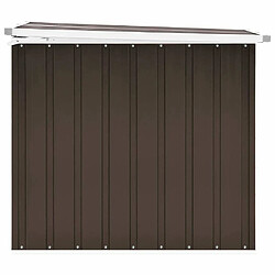 Helloshop26 Coffre boîte meuble de jardin rangement 149 x 99 x 93 cm marron 02_0013098 pas cher