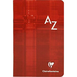 Clairefontaine Metric Lot de 2 Cahier petits carreaux sans spirales avec répertoire alphabétique 11x17cm Coloris assortis