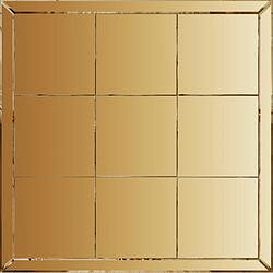 Vivenla Miroir design coloris bronze et or collection MAXIMUS L. 176.5 x P. 5 x H. 71.5 cm