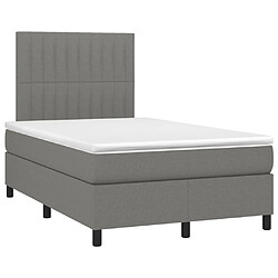 Avis Sommier à lattes,Cadre à lattes de lit et matelas et LED pour Adulte Gris foncé 120x200 cm -MN87688