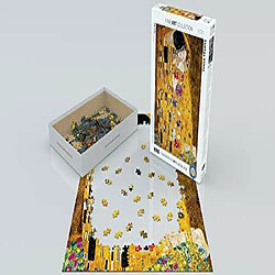 Avis Puzzle gustav Klimt The Kiss 1000 piAces par Eurographics, Jaune