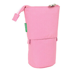 Trousse Gobelet Benetton Flamingo Pink Rose (8 x 19 x 6 cm) (32 Pièces)