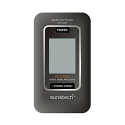 Radio Transistor Sunstech RPD12BK AM/FM LCD Noir