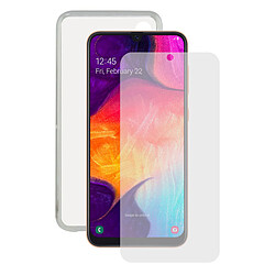 Uknow Film Protecteur en Verre Trempé pour Téléphone Portable + Étui pour Téléphone Portable Samsung Galaxy A30s/A50 Contact 