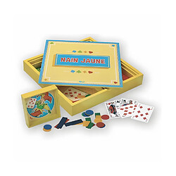 L'ARBRE A JOUER - 66320 - JEU DU NAIN JAUNE - COFFRET EN BOIS Jeu du nain jaune - Coffret en bois