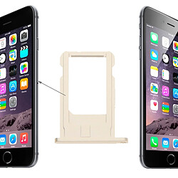 Wewoo Or pour iPhone 6 Plateau à cartes