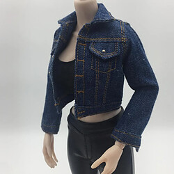 Veste De Jean Décontractée à L’échelle 1/6 Pour Les Accessoires De Corps De La Figure 12inch TC