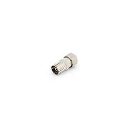 Perel Fiche coax femelle tv 9.5mm/2.3mm metallique