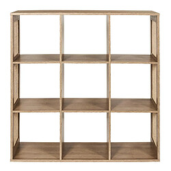 The Home Deco Factory Etagère de rangement 9 cases Bali en cannage - Marron The Home Deco Factory - Etagère de rangement 9 cases Bali en cannage - Marron - Design