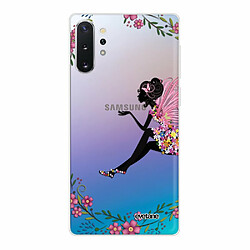 Evetane Coque Samsung Galaxy Note 10 Plus 360 intégrale avant arrière transparente Coque Samsung Galaxy Note 10 Plus 360 intégrale transparente Fée Fleurale Tendance Evetane.