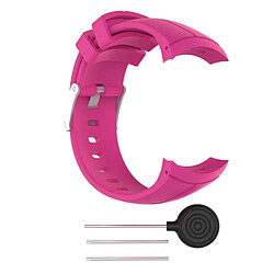 Avis Wewoo Bracelet pour montre connectée Dragonne de remplacement en silicone SUUNTO Spartan Ultra Rose Rouge