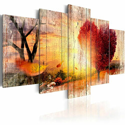 Paris Prix Tableau Imprimé Autumnal Love 100 x 200 cm