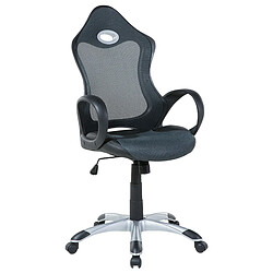 Beliani Chaise de bureau Gris iCHAIR 