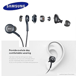 GUPBOO écouteurs pour smartphone samsung galaxy s8 s9 s10 écouteurs samsung EO-IG955 casque filaire intra-auriculaire 3,5 mm pour AKG pas cher