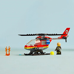 LEGO L'hélicoptère de secours des pompiers pas cher