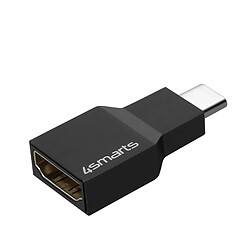 Adaptateur Vidéo USB-C Mâle vers HDMI Femelle Résolution 4K 4Smarts Picco Noir