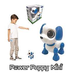 Lexibook Power Puppy Mini - Chien robot avec effets lumineux et sonores, contrôle par claquement de main, répétition