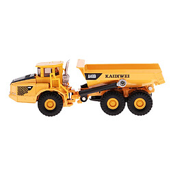 camion à benne basculante moulé sous pression 1/87 Jouet Camion d'ingénierie - Camion à Benne Basculante Alliage Diecast Jeux de Construction Cadeau Noël Anniversaire, Jaune