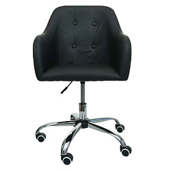 Avis Mendler Chaise de bureau HWC-L92, chaise pivotante chaise de bureau chaise d'ordinateur fauteuil de bureau, avec accoudoirs ~ similicuir noir