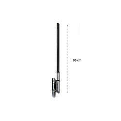 SIRIO MINIMAG27 SIRIO MINI MAG 27 Antenne demi-onde avec base magnétique, avec ressort et inclinaison à 180º : Acier inoxydable Longueur de l'antenne 63 cm Avec 3 mètres de câble RG 58 + connecteur PL