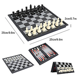 Avis Universal 3 Étape 1 Étape du bois principal International Échecs Ensemble d'échecs en bois