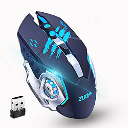 Universal Souris sans fil silencieuse de jeu réglable à 2,4 GHz souris rechargeables sans fil souris optique usb souris pour