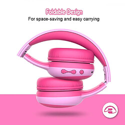 Universal Casque bluetooth pour les enfants (rose)