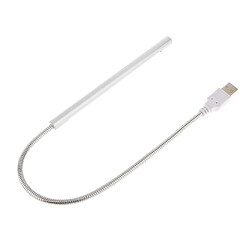 Acheter Souple Lampe De Nuit De Lecture Du Clavier Lumineux Ordinateur Portable Argent 10 Conduit Usb Ampoule