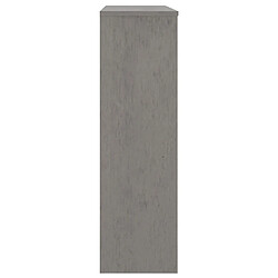 Avis vidaXL Dessus de buffet HAMAR Gris clair 90x30x100 cm Bois de pin