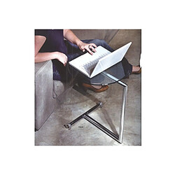 Karedesign Table d'Appoint Plateau Verre Transparent