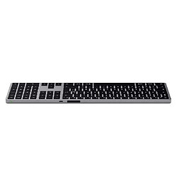 Avis Satechi Clavier SLIM X3 Bluetooth USB-C AZERTY Rétroéclairé avec Pavé Numérique Gris