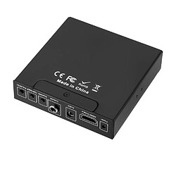 Universal Convertisseur numérique Full HD 1080p Convertisseur vidéo HD vers HDMI Adaptateur de prise de courant EU/US pour HDTV HD | Câble HDMI