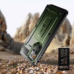 Acheter Coque pour Samsung S22 Ultra Antichoc Béquille Supcase Unicorn Beetle Pro vert