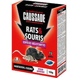 CAUSSADE Rats & souris especes résistantes CARSPTBF150 - 150 g