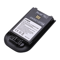 vhbw Batterie remplacement pour 0486515, 3BN78404AA, 660190/R1A, 660190/R1AA pour téléphone fixe sans fil (900mAh, 3,7V, Li-ion)