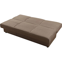 Acheter Habitat Et Jardin Canapé Clic-Clac Enzo - 185 x 84 x 85 cm - 3 places - Taupe