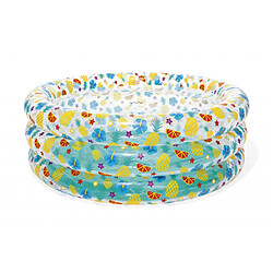 Ac-Deco Piscine gonflable ronde - 445 L - Sea Life - D 150 cm x H 53 cm