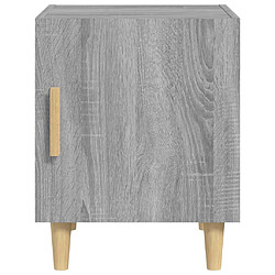 Avis vidaXL Tables de chevet 2 pcs Sonoma gris Bois d'ingénierie