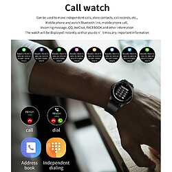 Yonis Montre Connectée IP67 Écran Tactile Appels Bluetooth pas cher