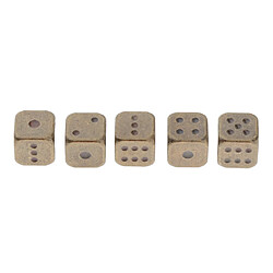 Jeu De 5 Dés En Alliage De Zinc, Dés 6 Faces D6 D u0026 D RPG MTG Game Supply Bronze