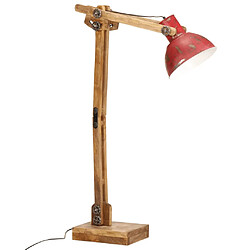 vidaXL Lampadaire 25 W rouge délavé 33x25x130-150 cm E27