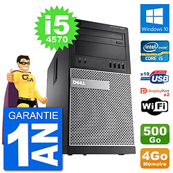 PC Tour Dell 9020 Intel Core i5-4570 RAM 4Go Disque Dur 500Go Windows 10 Wifi - Occasion