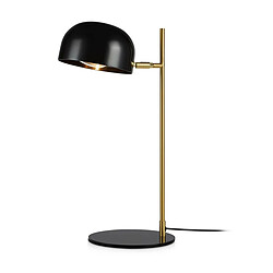 Markslojd Lampe de table de bureau 1 lumière noire, laiton brossé