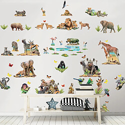 Walltastic 45439 Kit Decoratif Safari dans la Jungle