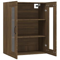 Acheter vidaXL Armoire murale suspendue Chêne marron 69,5x34x90 cm