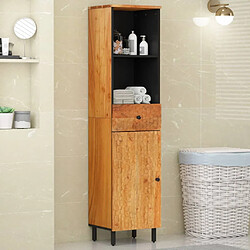 vidaXL Armoire de salle de bain 38x33x160 cm bois massif d'acacia 